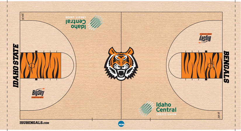 Concept #9, ICCU at 7ft by 17.5 ft w/white Credit Union